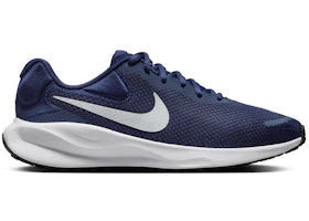 Nike Revolution 7 Midnight Navy Black White Pure Platinum - authentic Nike sneakers