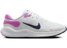 Nike Revolution 7 White Playful Pink Midnight Navy (GS)