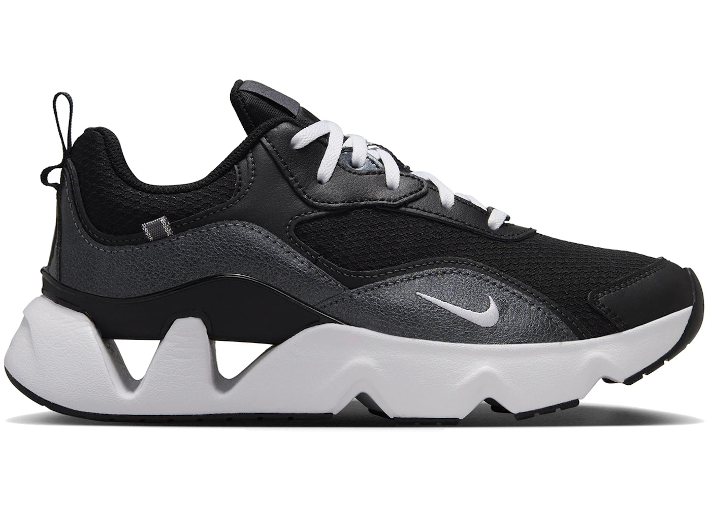Nike Ryz 365 2 Black White Off Noir Metallic Hematite (Women's) - vue 360
