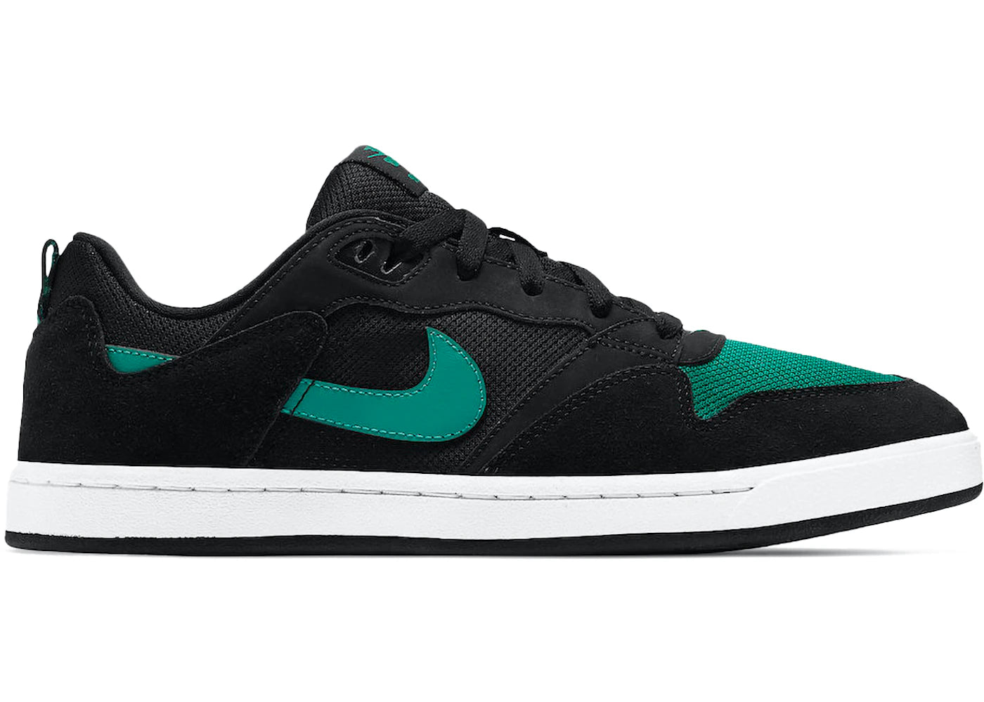 Nike SB Alleyoop Black Mystic Green - vue secondaire A