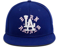Nike SB Born X Raised New Era Dodgers Rocker Hat Blue/Pink - vue 360