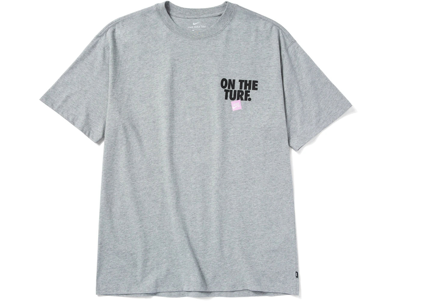 Nike SB Born X Raised On The Turf Tee Heather Grey - vue secondaire B