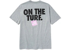 Nike SB Born X Raised On The Turf Tee Heather Grey - vue 360