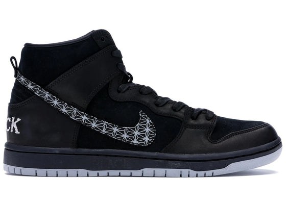 Nike SB Dunk High Black Bar sneakers - authentic streetwear shoes