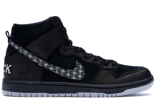 Nike SB Dunk High Black Bar sneakers - authentic streetwear shoes