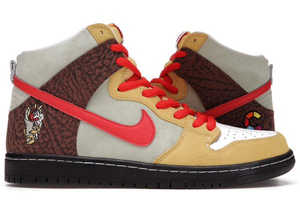 Nike SB Dunk High Color Skates Kebab and Destroy sneakers - authentic streetwear shoes
