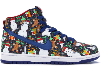 Nike SB Dunk High Concepts Ugly Christmas Sweater (2017) - authentic Nike apparel