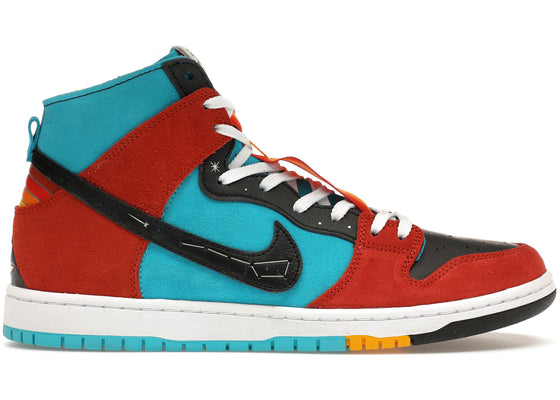 Nike SB Dunk High Di'orr Greenwood Navajo Arts sneakers - authentic streetwear shoes
