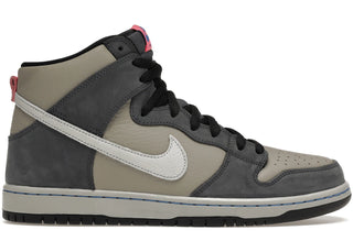 Nike SB Dunk High Pro Medium Grey Pink sneakers - authentic streetwear shoes