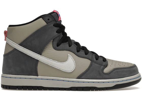 Nike SB Dunk High Pro Medium Grey Pink sneakers - authentic streetwear shoes