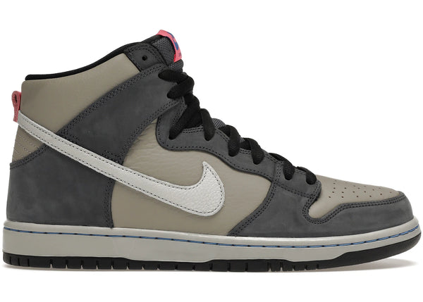 Nike SB Dunk High Pro Medium Grey Pink sneakers - authentic streetwear shoes