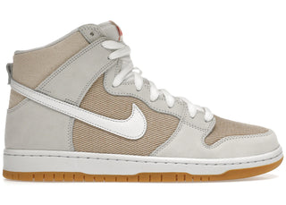 Nike SB Dunk High Pro ISO Orange Label Unbleached Natural sneakers - authentic streetwear shoes