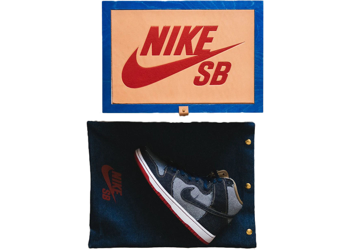 Nike SB Dunk High Reese Forbes Denim Friends and Family (Special Box) - vue secondaire B