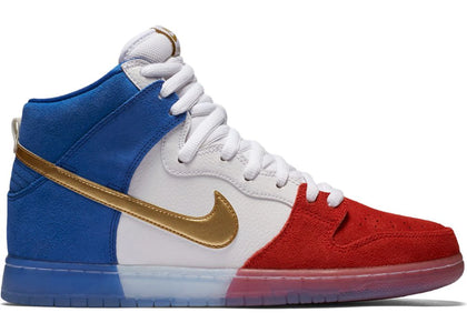 Nike SB Dunk High Tricolor (USA) sneakers - authentic streetwear shoes