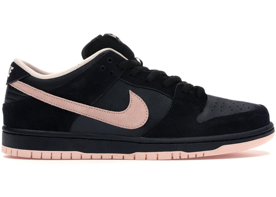 Nike SB Dunk Low Black Washed Coral sneakers - authentic streetwear shoes