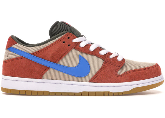 Nike SB Dunk Low Corduroy Dusty Peach sneakers - authentic streetwear shoes
