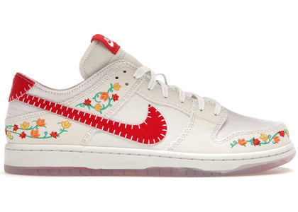 Nike SB Dunk Low Decon N7 Opti Yellow University Red - authentic Nike sneakers