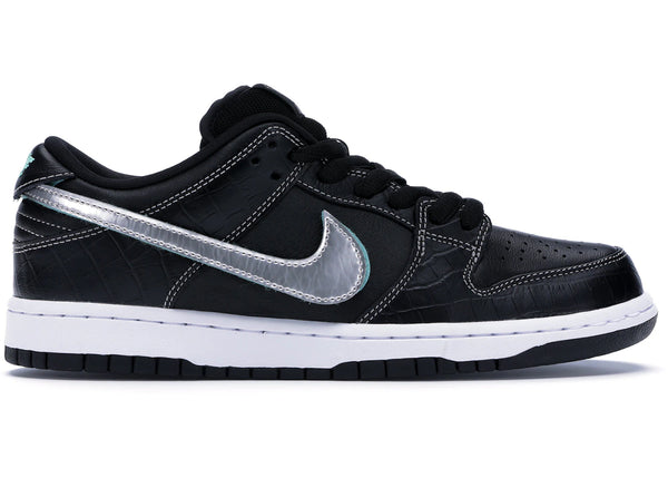Nike SB Dunk Low Diamond Supply Co. Black Diamond sneakers - authentic streetwear shoes