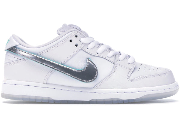 Nike SB Dunk Low Diamond Supply Co. White Diamond sneakers - authentic streetwear shoes