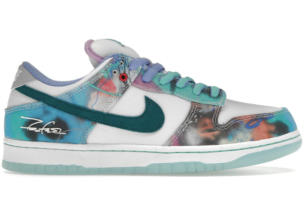 Nike SB Dunk Low Futura Laboratories Bleached Aqua sneakers - authentic streetwear shoes