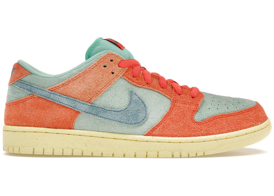Nike SB Dunk Low Orange Emerald Rise sneakers - authentic streetwear shoes