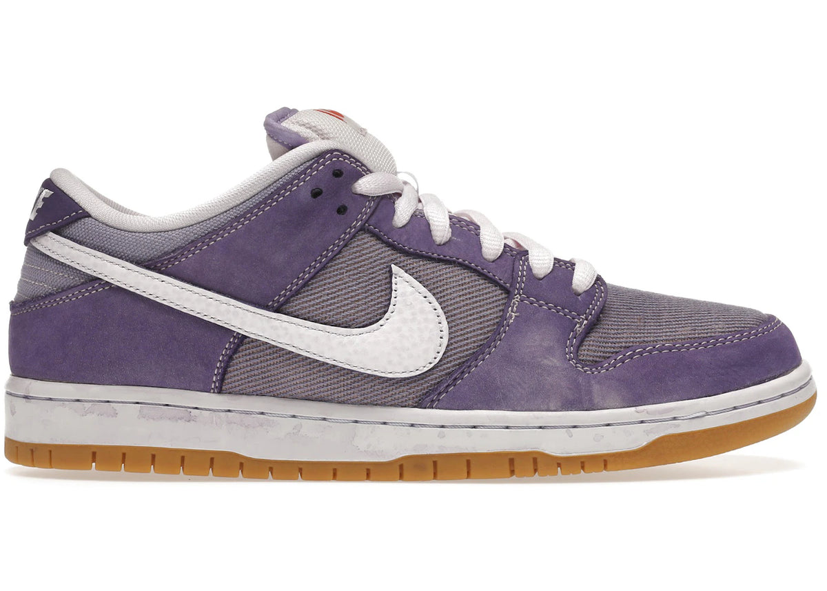 Nike SB Dunk Low Pro ISO Orange Label Unbleached Pack Lilac - vue 360