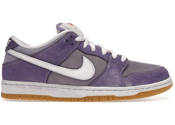 Nike SB Dunk Low Pro ISO Orange Label Unbleached Pack Lilac sneakers - authentic streetwear shoes