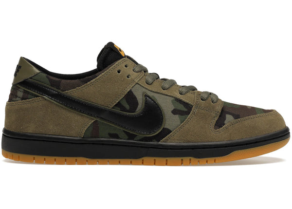 Nike SB Dunk Low Skate Camo sneakers - authentic streetwear shoes