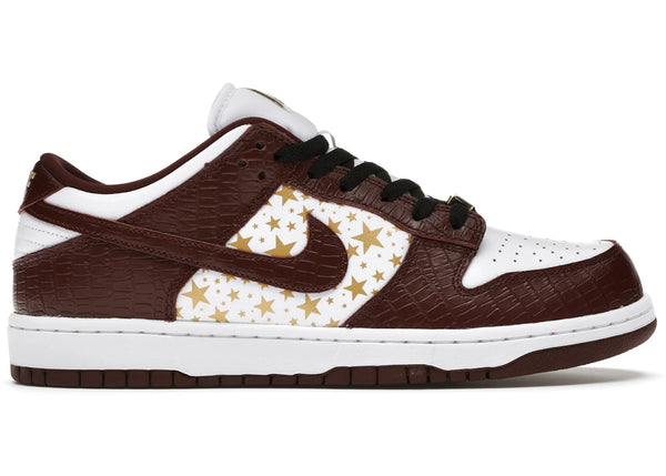 Nike SB Dunk Low Supreme Stars Barkroot Brown (2021) % sneakers - authentic Nike shoes