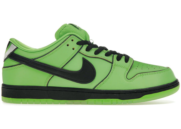 Nike SB Dunk Low The Powerpuff Girls Buttercup sneakers - authentic streetwear shoes