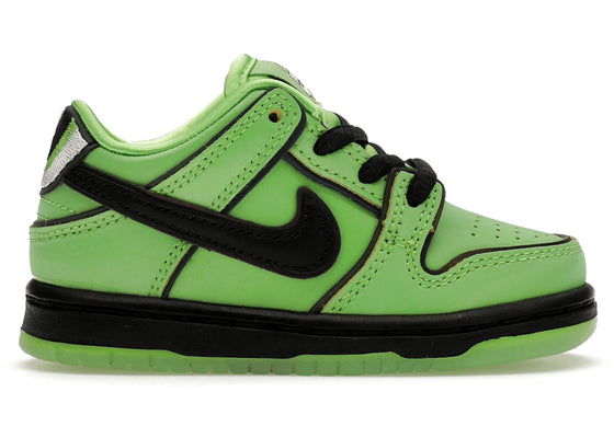 Nike SB Dunk Low The Powerpuff Girls Buttercup (TD) sneakers - authentic streetwear shoes