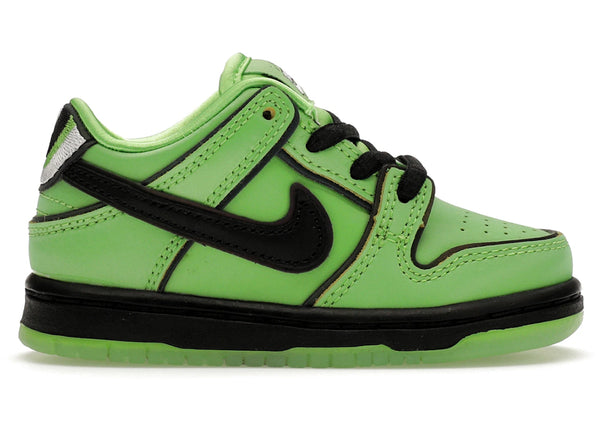Nike SB Dunk Low The Powerpuff Girls Buttercup (TD) sneakers - authentic streetwear shoes