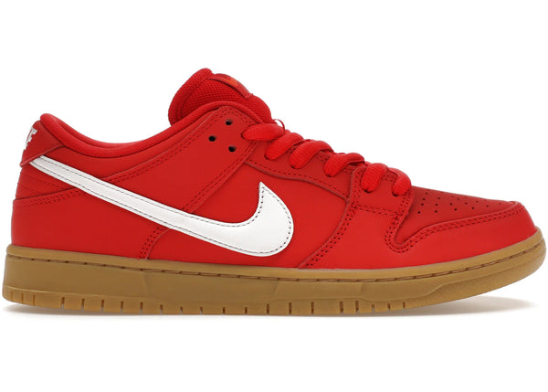 Nike SB Dunk Low University Red Gum sneakers - authentic streetwear shoes