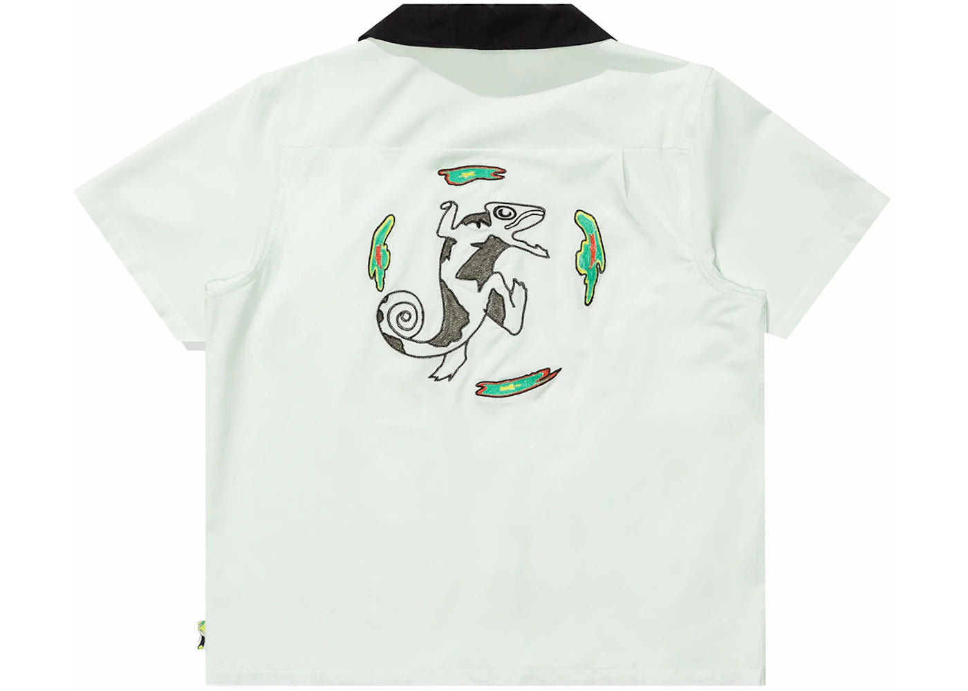 Nike SB Olympics 2024 S/S Bowler Shirt Barely Green/Black - vue secondaire B