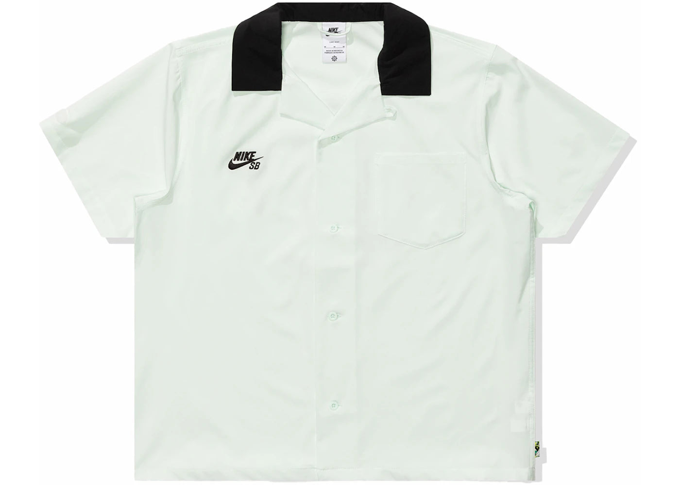 Nike SB Olympics 2024 S/S Bowler Shirt Barely Green/Black - vue secondaire A
