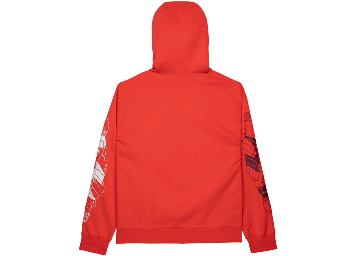 Nike SB Skate Like A Girl Fleece Hoodie Light Crimson/Dark Beetroot - vue secondaire B