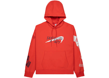 Nike SB Skate Like A Girl Fleece Hoodie Light Crimson/Dark Beetroot - apparel view 2