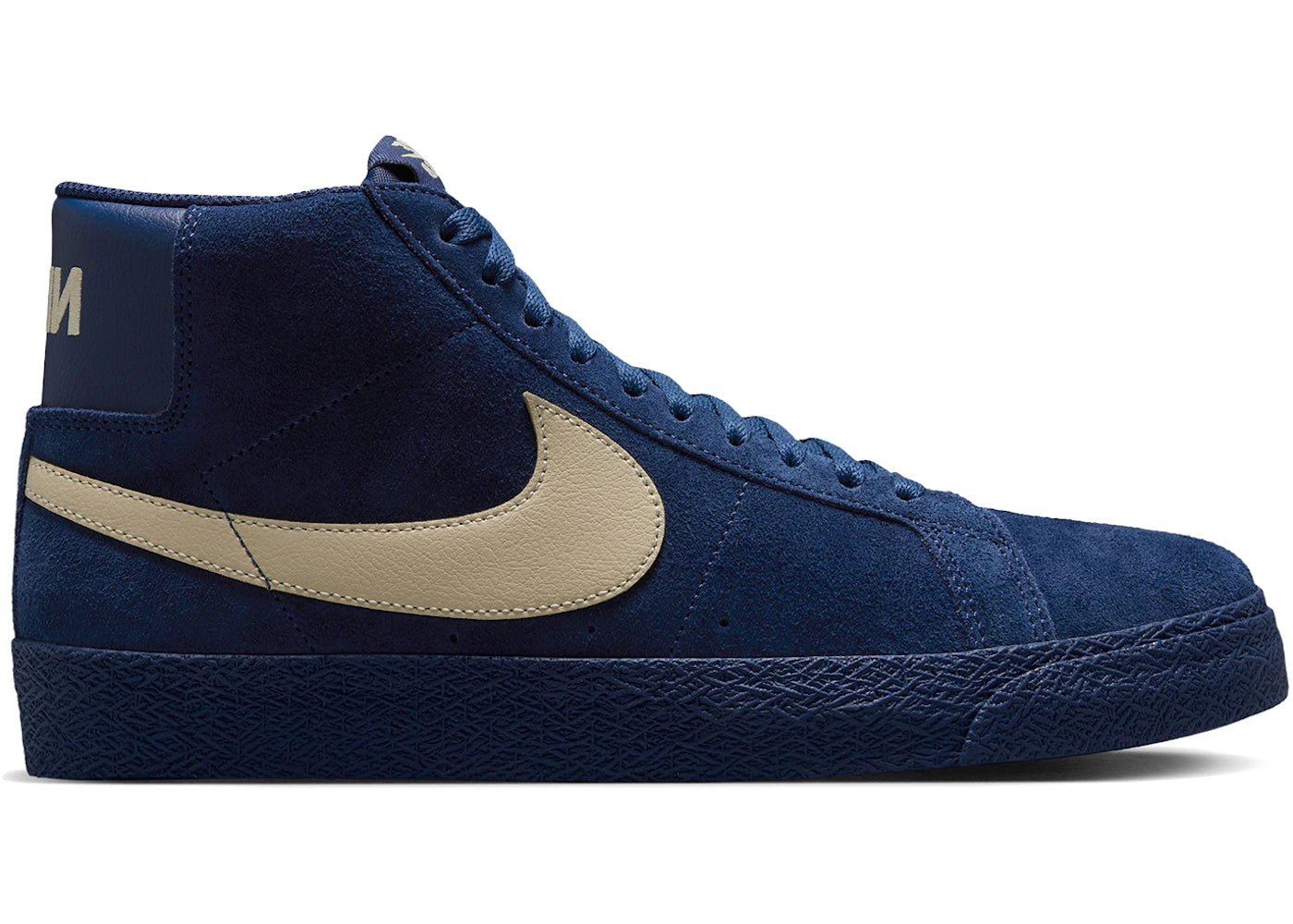 Nike SB Zoom Blazer Mid Coastal Blue Pale Yellow - vue 360