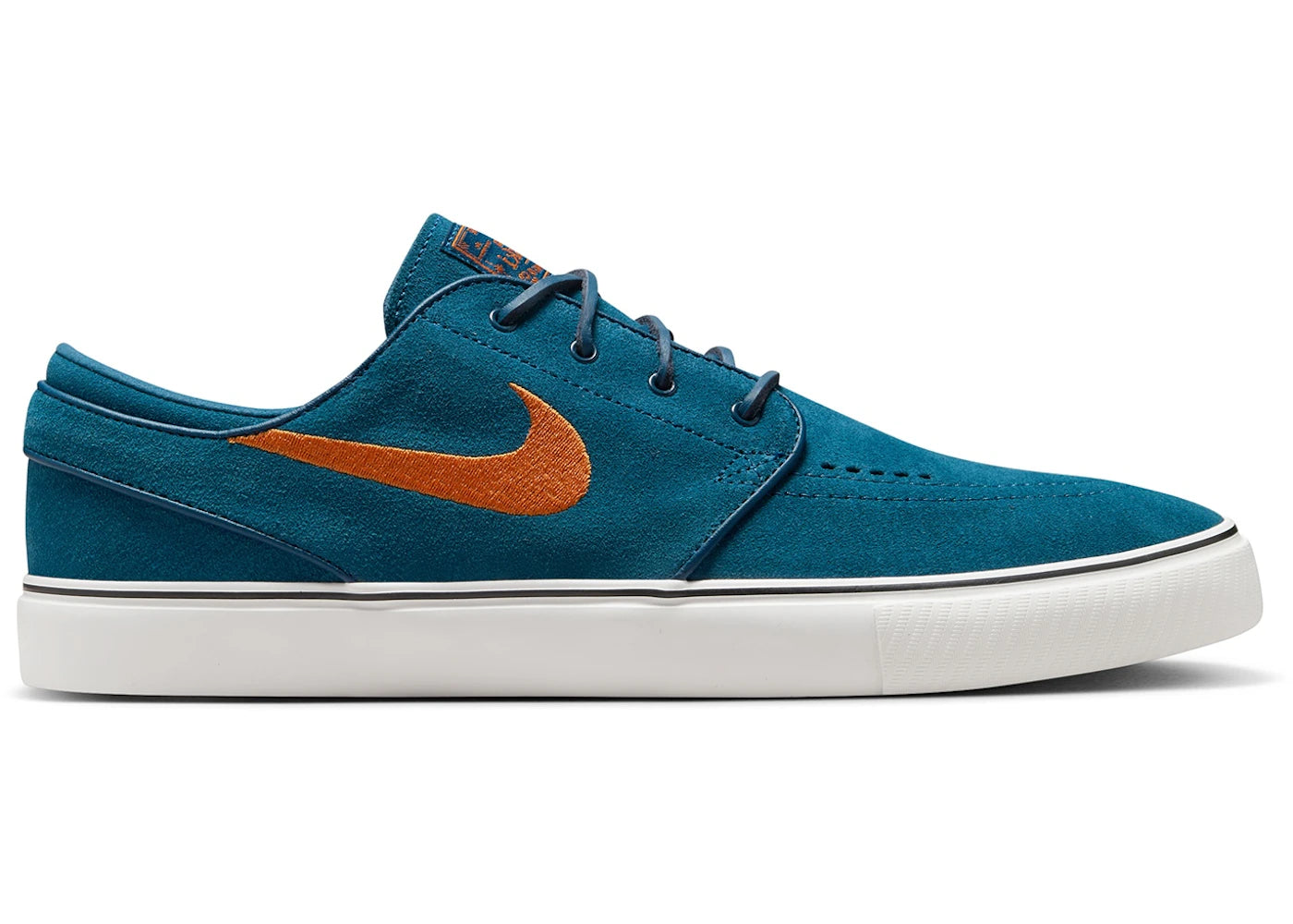 Nike SB Zoom Janoski OG+ Blue Force Campfire Orange - vue 360