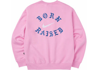 Nike SB Born X Raised Crewneck Sweatshirt Pink - apparel view 2