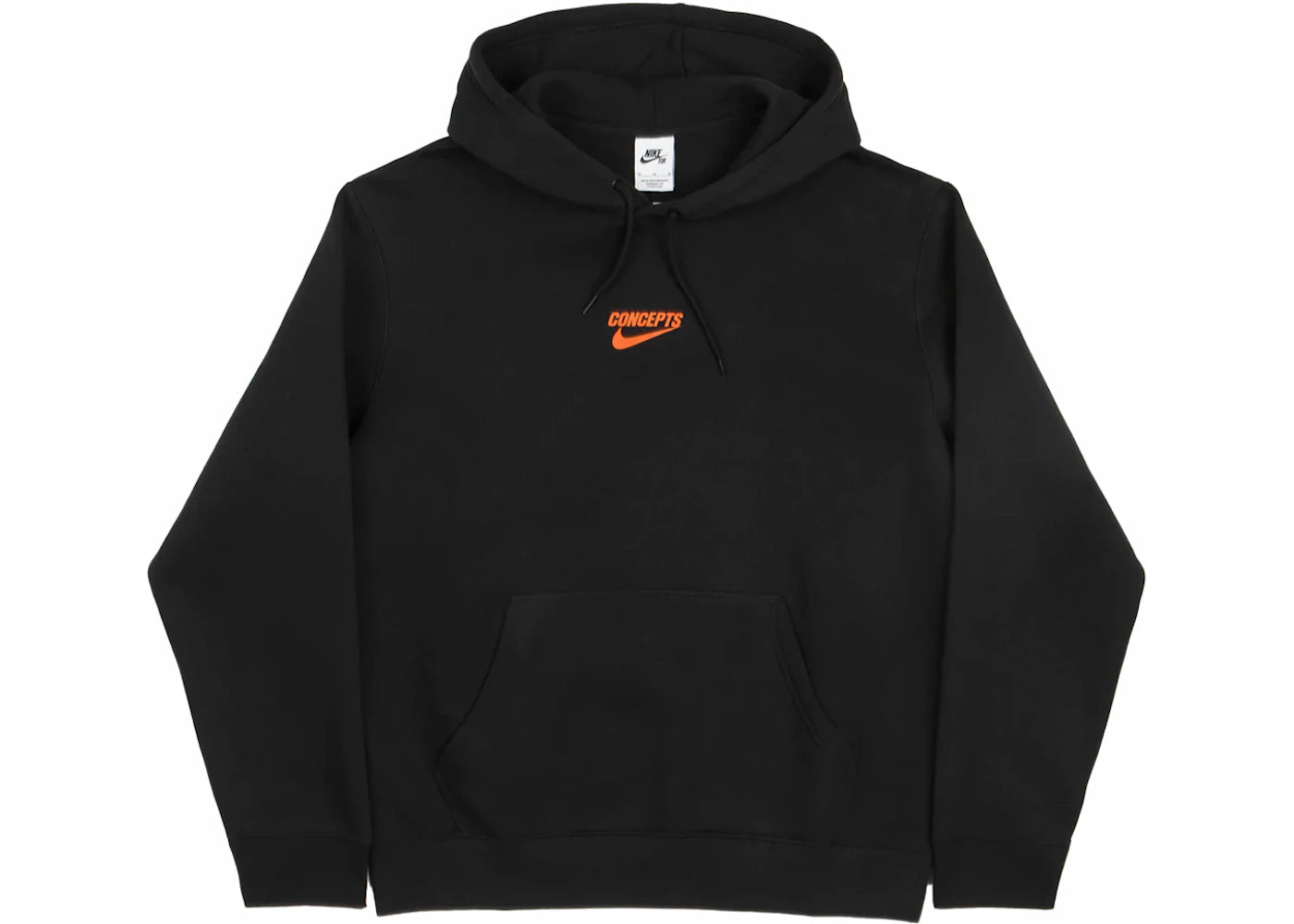 Nike SB x Concepts Hoodie Black Orange - vue secondaire A