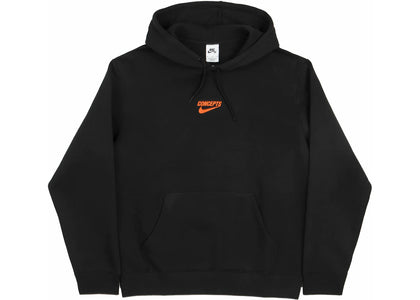 Nike SB x Concepts Hoodie Black Orange - apparel view 2