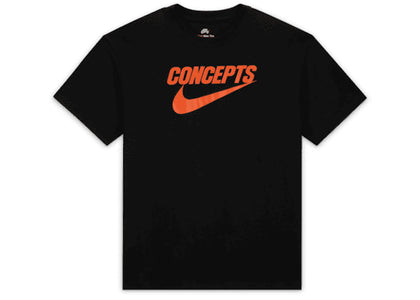 Nike SB x Concepts T-Shirt Black Orange - authentic Nike apparel