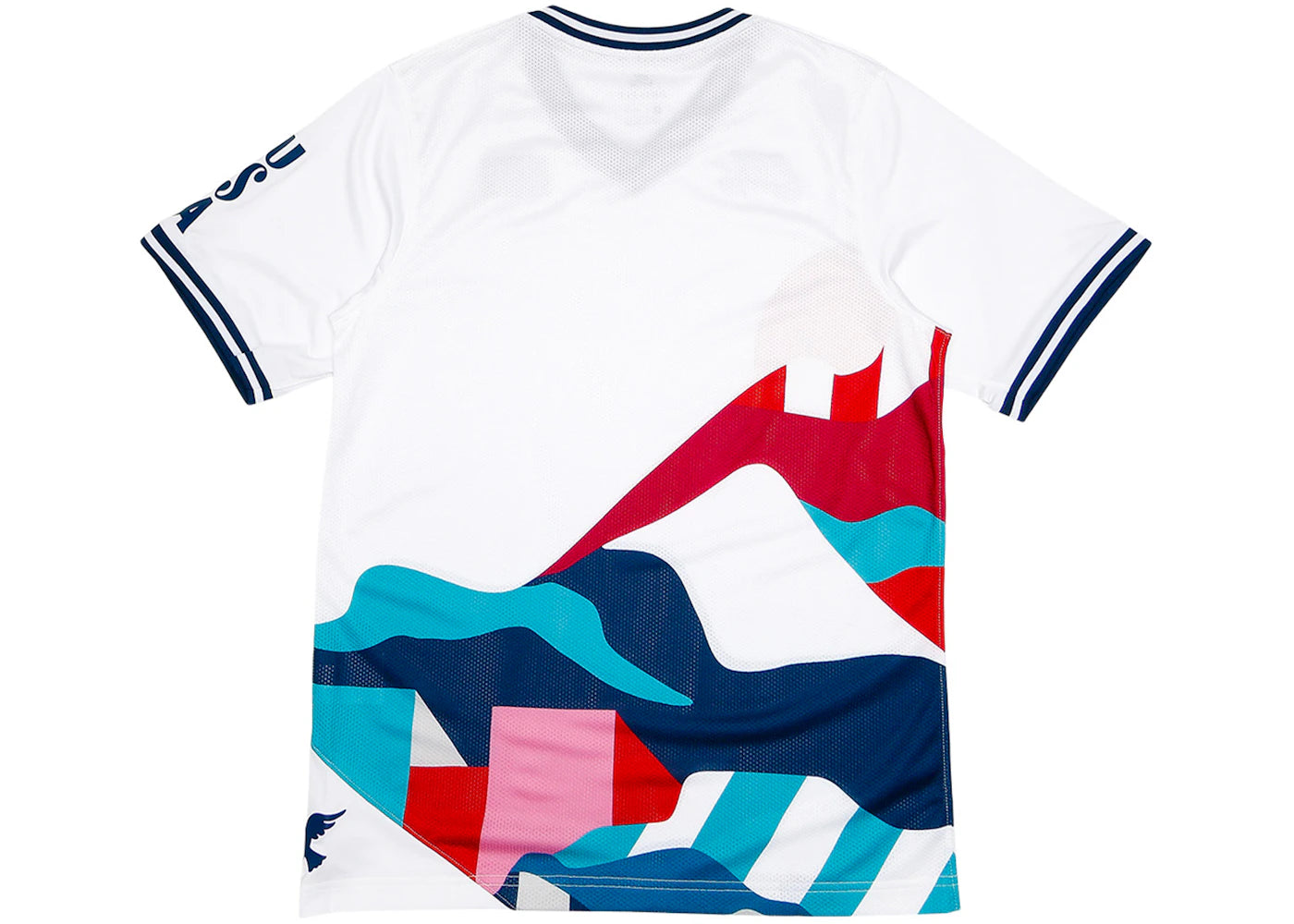 Nike SB x Parra USA Federation Kit Crew Jersey White/Brave Blue - vue secondaire B