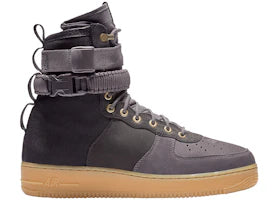 Nike SF Air Force 1 High Black Light Brown - vue 360