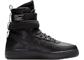 Nike Air Force 1 Triple Black Leather (Women's)