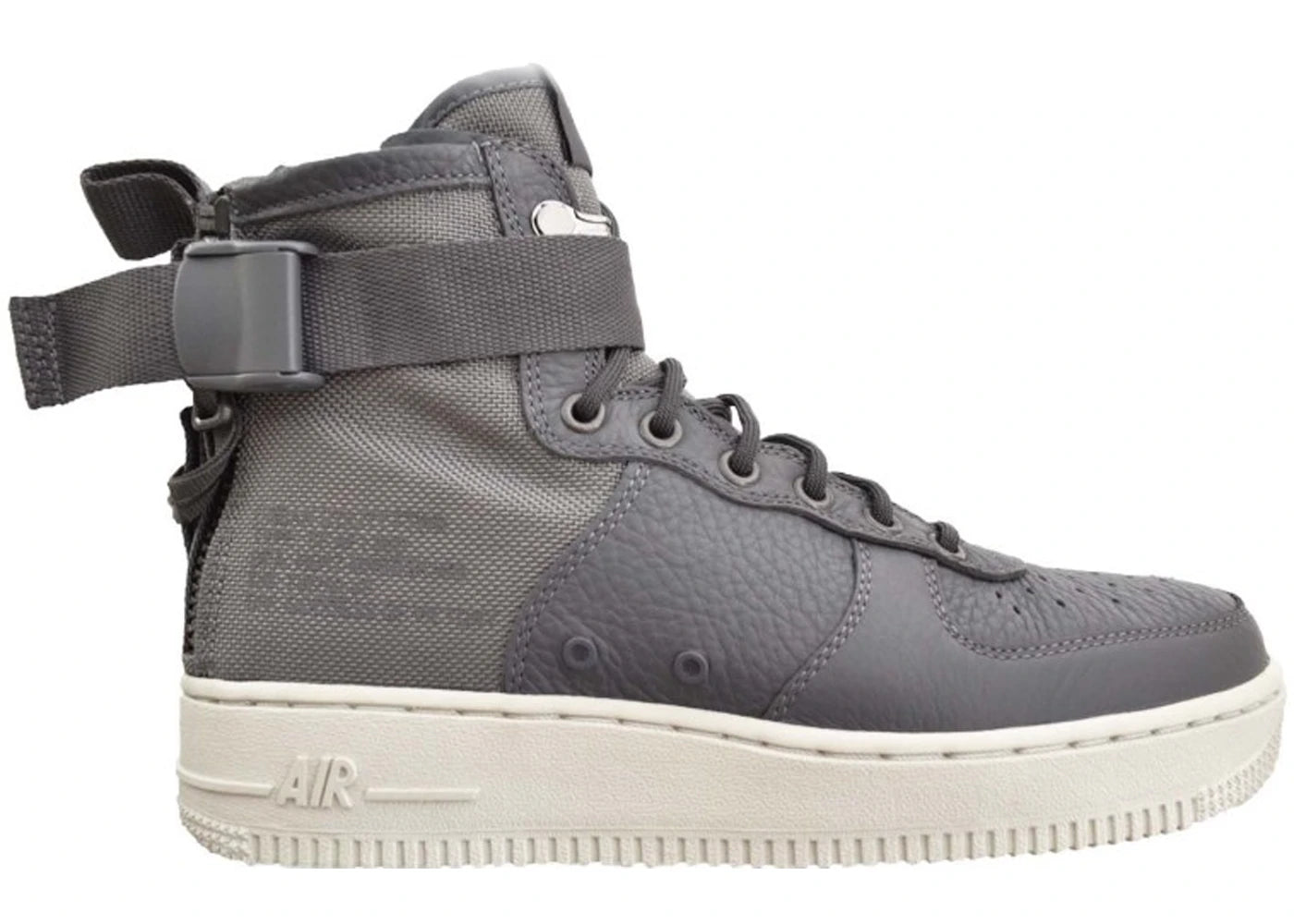 Nike SF Air Force 1 Mid Dark Grey - vue secondaire A