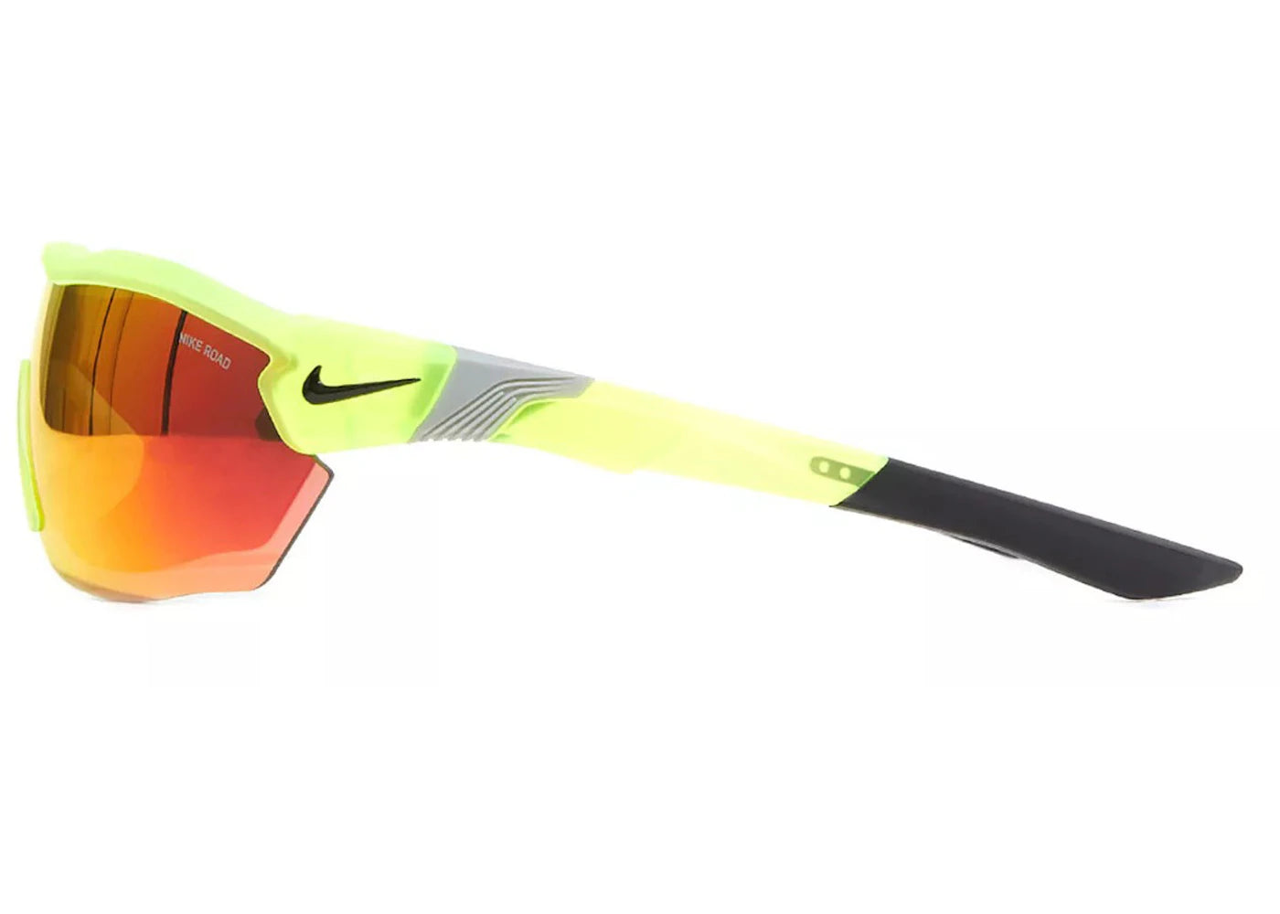 Nike Show X3 Elite Sunglasses Matte Volt/Road Red Mirror (L-E-DJ5560-012-61) - vue secondaire B