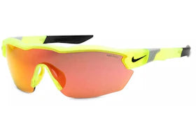 Nike Show X3 Elite Sunglasses Matte Volt/Road Red Mirror (L-E-DJ5560-012-61) - vue 360