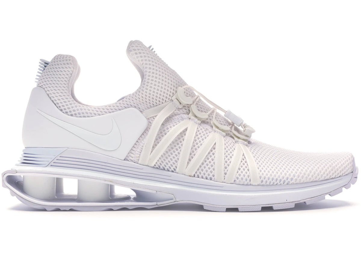 Nike Shox Gravity Triple White - vue secondaire A